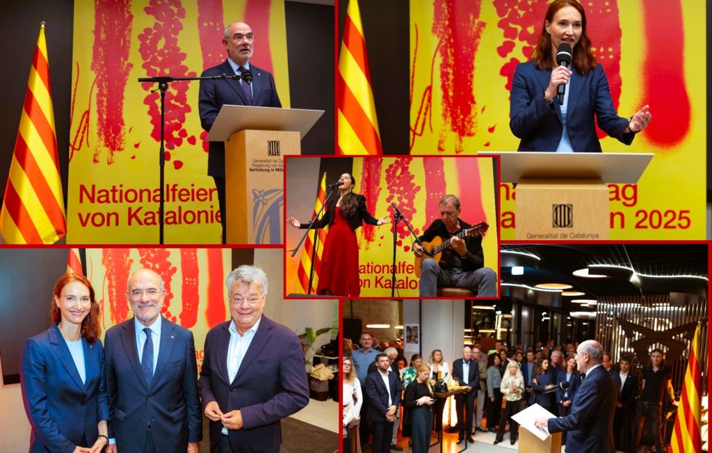 La Diada – Nationalfeiertag Kataloniens wurde im Beisein von Regionalminister Jaume Duch Guillot in Wien gebührend gefeiert