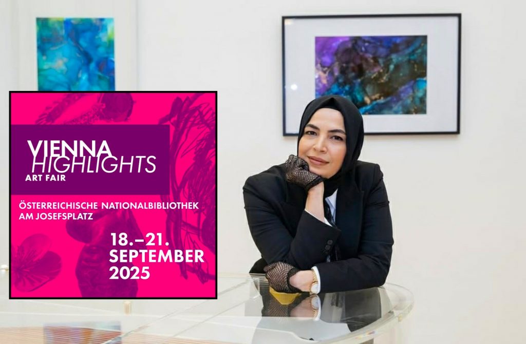 VIENNA HIGHLIGHTS ART FAIR –  Ausstellung von Azize Ceyhun: Zwischen Fotografie, Musik und Farben